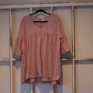 Light Purple/Plum Oversized Roolee Blouse